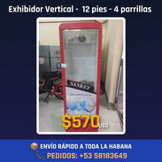 🔥 Exhibidor Vertical -  12 pies - 4 parrillas - Nuevo en Caja 📦 - Img 54363239