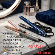 ✨ *PLANCHA DE CABELLO ROYAL + RIZADOR DE CABELLO ROYAL* - Img 54496968