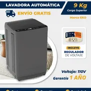 Lavadora automática 9kg Eko (incluye regulador de voltaje) - Img 56734343