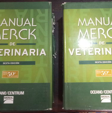 Vendo Manual Merck de Veterinaria Sexta Edición 1 y 2. Oceano/Centrum. Merial. En Español. - Img 77932989