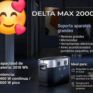Ecoflow Delta 3 Clasica/ Delta 3/ Max 2000/ Delta 3 1500/ Bluetti AC 180/ Ampace Andes 1500 - Img 119923170