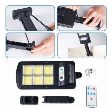 LÁMPARA SOLAR DE 120W RECARGABLE DE CONTROL REMOTO NEW CAJA ! - Img 125224486