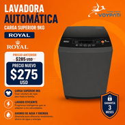 Lavadora Automática Royal de 9kg - Img 56616328