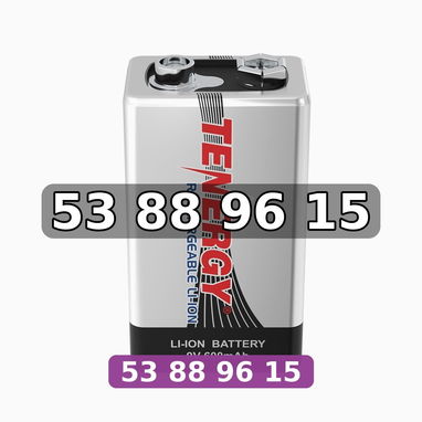 Pilas 9V Recargables TENERGY ORIGINALES - 2/3