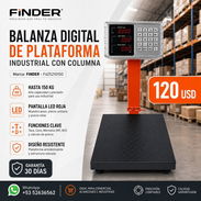 BALANZA DIGITAL DE PLATAFORMA INDUSTRIAL CON COLUMNA - Img 55995243