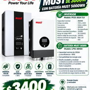 Kit Solar Must 3K con 5Kwh - Img 57306038