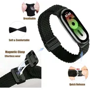 Manillas Mi Band 8 9 y 10 de nailon trenzado flexibles con cierre magnético - Img 56216201