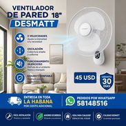 Ventilador de Pared DESMATT - Img 56405086