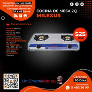📣 COCINA MILEXUS DE GAS 2 HORNILLA. FACTURA Y 1 MES DE GARANTÍA. TLF 54833699 - Img 49513219