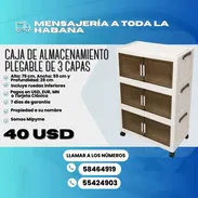 📦 Caja de almacenamiento plegable de 3 capas – $40 USD 📦 - Img 55330968