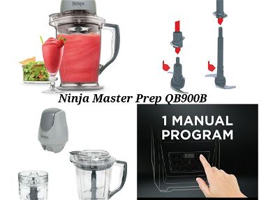 Ninja Master Prep 400w (Licuadora y procesador de alimentos) sellada en caja 55595382 - Img main-image-44732197