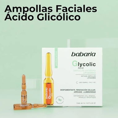 Acido glicolico de Babaria (Serum, crema, ampollas) - 4/6