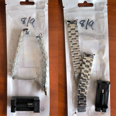 Manillas metálicas Marca Mijobs para Xiaomi Mi band: 3/4, 5/6 y 8/9 Precio : 15 USD Habana, Cerro, latinoamericano. - Img 84198739