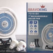VENTILADOR PORTÁTIL RECARGABLE BRAVOKING DE 7 PULGADAS - Img 54432969