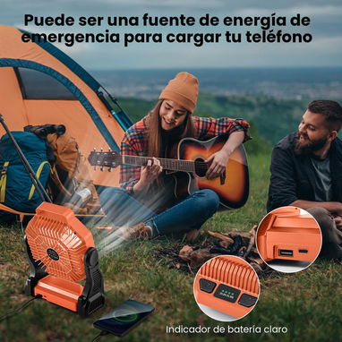 Ventiladores recargables Odoland de 20000 mAh - 7/8