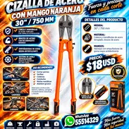CIZALLA DE ACERO CON MANGO NARANJA 30" / 750 MM CON SU FACTURA. VARIEDAD DE ARTÍCULOS DE FERRETERÍA TODOS IMPORTADOS - Img 57861814
