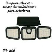Lámpara solar con sensor de movimiento para exteriores - Img 54993588