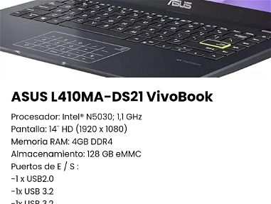 En venta Laptop Nuevas en su caja, diferentes modelos y precios contamos con más escribanos y le mostramos en catálogo. - Img 65623464