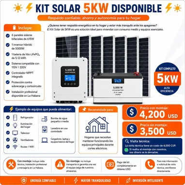Kit Solar de 5kw - Img 122321326