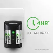 Cargador Energizer AA/AAA con 4 Pilas Recargables - Img 57970124