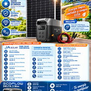 🌟🌟COMBO DE PANEL SOLAR 510w Y ECOFLOW DELTA 3 MAX🌟🌟 - Img 57679499