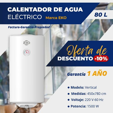 Calentadores de agua de 50 y 80 litros EKO (f) - Img 121994885