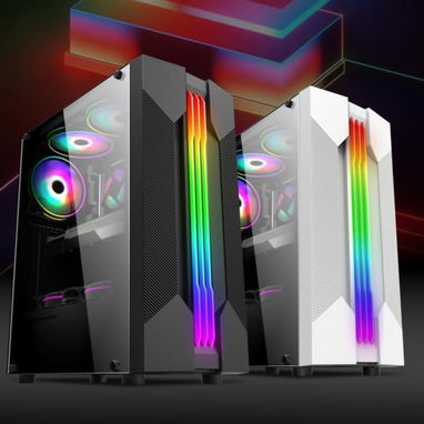 💻 Suevery SU-66C – Chasis Gaming Micro-ATX. Vidrio templado 💻🌐 91.32 USD - 4/4