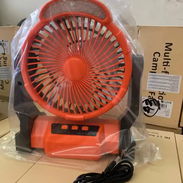 VENTILADOR RECARGABLE / TRAE LED / SE USA COMO POWER BANK / BUENA BATERIA / NUEVO / - Img 53314883