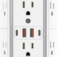 * Extensiòn de Enchufe Protector de Sobretensiones 10 en 1 - Img 56640455