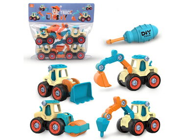 ⭕️ Juguete Niños Juegos Didacticos ✅ Camiones Juguetes Juguete Didactico Juguetes Armar Jugar Niños Juguete Lego - Img main-image