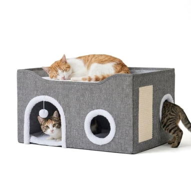 Casa para Gatos con Rascador / Dos modelos - 5/9