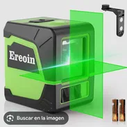 Nivel Laser  EROIN ...luz verde , baterias AA incluidas - Img 55242714