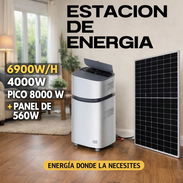 ⚡ ESTACIÓN DE ENERGÍA 6900W/H – 4000W (PICO 8000W) + PANEL SOLAR 560W ¡ENERGÍA DONDE LA NECESITES! PRECIO 👉 3250 US - Img 54959720
