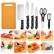 SET DE CUCHILLO DE COCINA CON TABLA DE CORTAR - Img 56909244