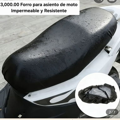 Forro de asiento de moto impermeable y  resistente - Img 120873036