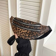 🍀Bandolera para Mujer con Estampado de Leopardo – Marrón🍀 - Img 58018033