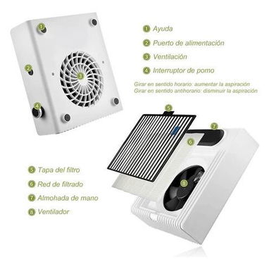 Extractor de polvo para uñas - 2/6