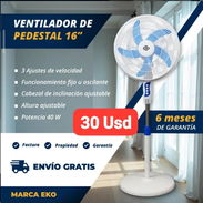 Ventilador de Pedestal Eko 16", Garantía de 6 meses, Entrega gratis para toda La Habana - Img 52046970
