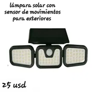 Lámpara solar con sensor de movimiento - Img 55677823