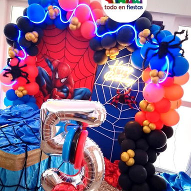 Decoración de cumpleaños. Temática Spiderman ‼️ ‼️ - Img 120933415