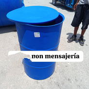 Tanques para agua de 55 galones con tapa - Img 56881248