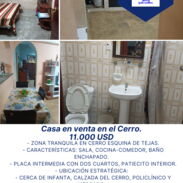 Se vende casa en El Cerro por la esquina de tejas, puerta calle, zona céntrica, solo 11mil USD - Img 45359335