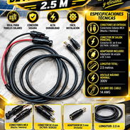 CABLE ADAPTADOR DE PANEL SOLAR A CC 2.5M, VARIEDAD DE ARTÍCULOS DE TECNOLOGÍA, ELECTRODOMÉSTICOS, TODOS IMPORTADOS - Img 57920193