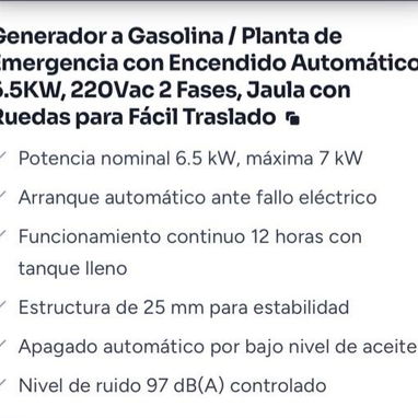 PLANTA ELÉCTRICA EPCOM MODELO EPGEN 7000 - 2/4