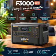 ESTACION DE ENERGIA PECRON F3000 LFP con 3,072Wh de capacidad, potencia continua de 3,600W - Img 57969575