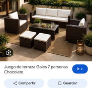 mueble para terraza exterior resistente a la humedad importados en su caja 💯% calidad - Img 57906235