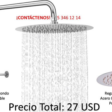 Regaderas de Acero Inoxidable - Img 109693620