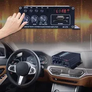 Amplificador Bluetooth AK-370, Potencia de 20 W + 20 W, 12 V CC, minialtavoz estéreo HiFi. - Img 56792219