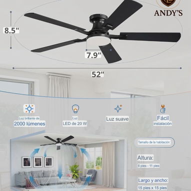 Ventilador de techo - 7/8