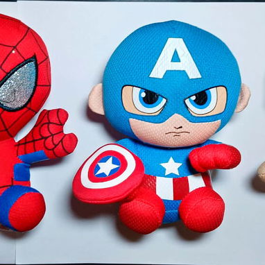 Vendo Peluches originales de Spider-Man, Capitán América, Groot y Iron Man - 2/7